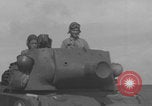 Image of 2nd French Armored Division column Europe, 1944, second 19 stock footage video 65675079335
