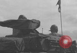Image of 2nd French Armored Division column Europe, 1944, second 22 stock footage video 65675079335