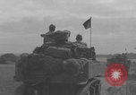 Image of 2nd French Armored Division column Europe, 1944, second 24 stock footage video 65675079335