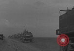 Image of 2nd French Armored Division column Europe, 1944, second 28 stock footage video 65675079335