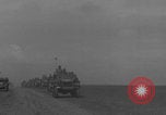 Image of 2nd French Armored Division column Europe, 1944, second 29 stock footage video 65675079335