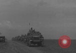 Image of 2nd French Armored Division column Europe, 1944, second 31 stock footage video 65675079335