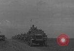 Image of 2nd French Armored Division column Europe, 1944, second 32 stock footage video 65675079335