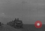 Image of 2nd French Armored Division column Europe, 1944, second 37 stock footage video 65675079335