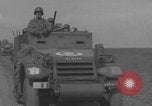 Image of 2nd French Armored Division column Europe, 1944, second 41 stock footage video 65675079335
