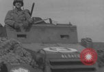 Image of 2nd French Armored Division column Europe, 1944, second 42 stock footage video 65675079335