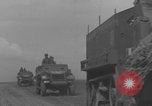 Image of 2nd French Armored Division column Europe, 1944, second 46 stock footage video 65675079335