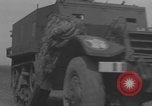 Image of 2nd French Armored Division column Europe, 1944, second 50 stock footage video 65675079335