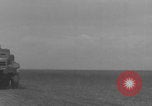 Image of 2nd French Armored Division column Europe, 1944, second 52 stock footage video 65675079335