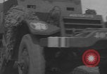 Image of 2nd French Armored Division column Europe, 1944, second 55 stock footage video 65675079335