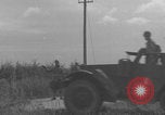 Image of 2nd French Armored Division column Europe, 1944, second 60 stock footage video 65675079335