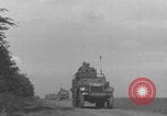 Image of 2nd French Armored Division motorized column United Kingdom, 1944, second 22 stock footage video 65675079336