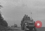 Image of 2nd French Armored Division motorized column United Kingdom, 1944, second 23 stock footage video 65675079336