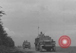 Image of 2nd French Armored Division motorized column United Kingdom, 1944, second 31 stock footage video 65675079336