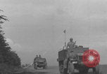 Image of 2nd French Armored Division motorized column United Kingdom, 1944, second 32 stock footage video 65675079336