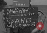 Standbild Das französische Panzerkanzel Marine Regiment bereitet Fahrzeuge vor Europa, 1944, aus Sekunde 5 historischem Filmmaterial Videoclip 65675079337