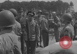 Image of General Leclerc inspects troops United Kingdom, 1944, second 27 stock footage video 65675079339