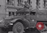 Image of Free French 2nd Armored Division welcomed La Haye du Puits France WW2 La Haye Du Puits France, 1944, second 9 stock footage video 65675079341