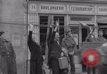 Image of Free French 2nd Armored Division welcomed La Haye du Puits France WW2 La Haye Du Puits France, 1944, second 12 stock footage video 65675079341