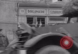 Image of Free French 2nd Armored Division welcomed La Haye du Puits France WW2 La Haye Du Puits France, 1944, second 18 stock footage video 65675079341