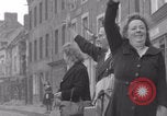 Image of Free French 2nd Armored Division welcomed La Haye du Puits France WW2 La Haye Du Puits France, 1944, second 40 stock footage video 65675079341