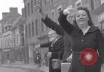 Image of Free French 2nd Armored Division welcomed La Haye du Puits France WW2 La Haye Du Puits France, 1944, second 42 stock footage video 65675079341