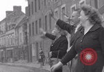 Image of Free French 2nd Armored Division welcomed La Haye du Puits France WW2 La Haye Du Puits France, 1944, second 44 stock footage video 65675079341