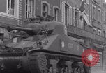 Image of civilians welcome Free French 2nd Armored division WWII La Haye Du Puits France, 1944, second 24 stock footage video 65675079342