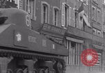 Image of civilians welcome Free French 2nd Armored division WWII La Haye Du Puits France, 1944, second 25 stock footage video 65675079342