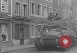 Image of civilians welcome Free French 2nd Armored division WWII La Haye Du Puits France, 1944, second 28 stock footage video 65675079342