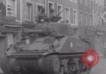 Image of civilians welcome Free French 2nd Armored division WWII La Haye Du Puits France, 1944, second 29 stock footage video 65675079342