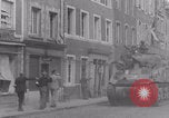 Image of civilians welcome Free French 2nd Armored division WWII La Haye Du Puits France, 1944, second 31 stock footage video 65675079342