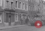 Image of civilians welcome Free French 2nd Armored division WWII La Haye Du Puits France, 1944, second 38 stock footage video 65675079342