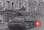 Image of civilians welcome Free French 2nd Armored division WWII La Haye Du Puits France, 1944, second 40 stock footage video 65675079342