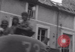 Image of civilians welcome Free French 2nd Armored division WWII La Haye Du Puits France, 1944, second 50 stock footage video 65675079342