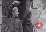 Image of civilians welcome Free French 2nd Armored division WWII La Haye Du Puits France, 1944, second 56 stock footage video 65675079342