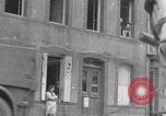 Image of woman welcomes Free French troops with flowers La Haye Du Puits France, 1944, second 11 stock footage video 65675079343