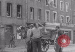 Image of woman welcomes Free French troops with flowers La Haye Du Puits France, 1944, second 25 stock footage video 65675079343