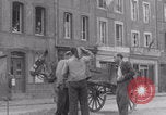 Image of woman welcomes Free French troops with flowers La Haye Du Puits France, 1944, second 28 stock footage video 65675079343