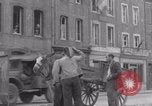 Image of woman welcomes Free French troops with flowers La Haye Du Puits France, 1944, second 31 stock footage video 65675079343