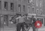 Image of woman welcomes Free French troops with flowers La Haye Du Puits France, 1944, second 37 stock footage video 65675079343