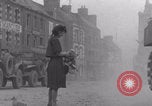 Image of woman welcomes Free French troops with flowers La Haye Du Puits France, 1944, second 56 stock footage video 65675079343
