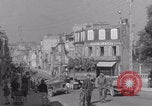 Image of German prisoners in truck WW2 Granville France, 1944, second 11 stock footage video 65675079344