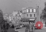 Image of German prisoners in truck WW2 Granville France, 1944, second 12 stock footage video 65675079344
