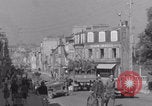 Image of German prisoners in truck WW2 Granville France, 1944, second 13 stock footage video 65675079344