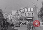 Image of German prisoners in truck WW2 Granville France, 1944, second 14 stock footage video 65675079344