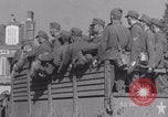Image of German prisoners in truck WW2 Granville France, 1944, second 17 stock footage video 65675079344