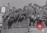 Image of German prisoners in truck WW2 Granville France, 1944, second 19 stock footage video 65675079344