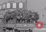 Image of German prisoners in truck WW2 Granville France, 1944, second 23 stock footage video 65675079344