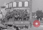 Image of German prisoners in truck WW2 Granville France, 1944, second 24 stock footage video 65675079344